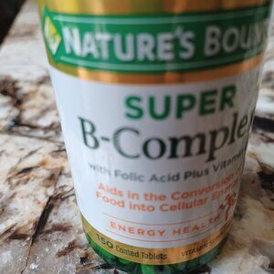 NWT NATURES BOUNTY VITAMIN B COMPLEX WITH FOLIC ACID & VITAMIN C